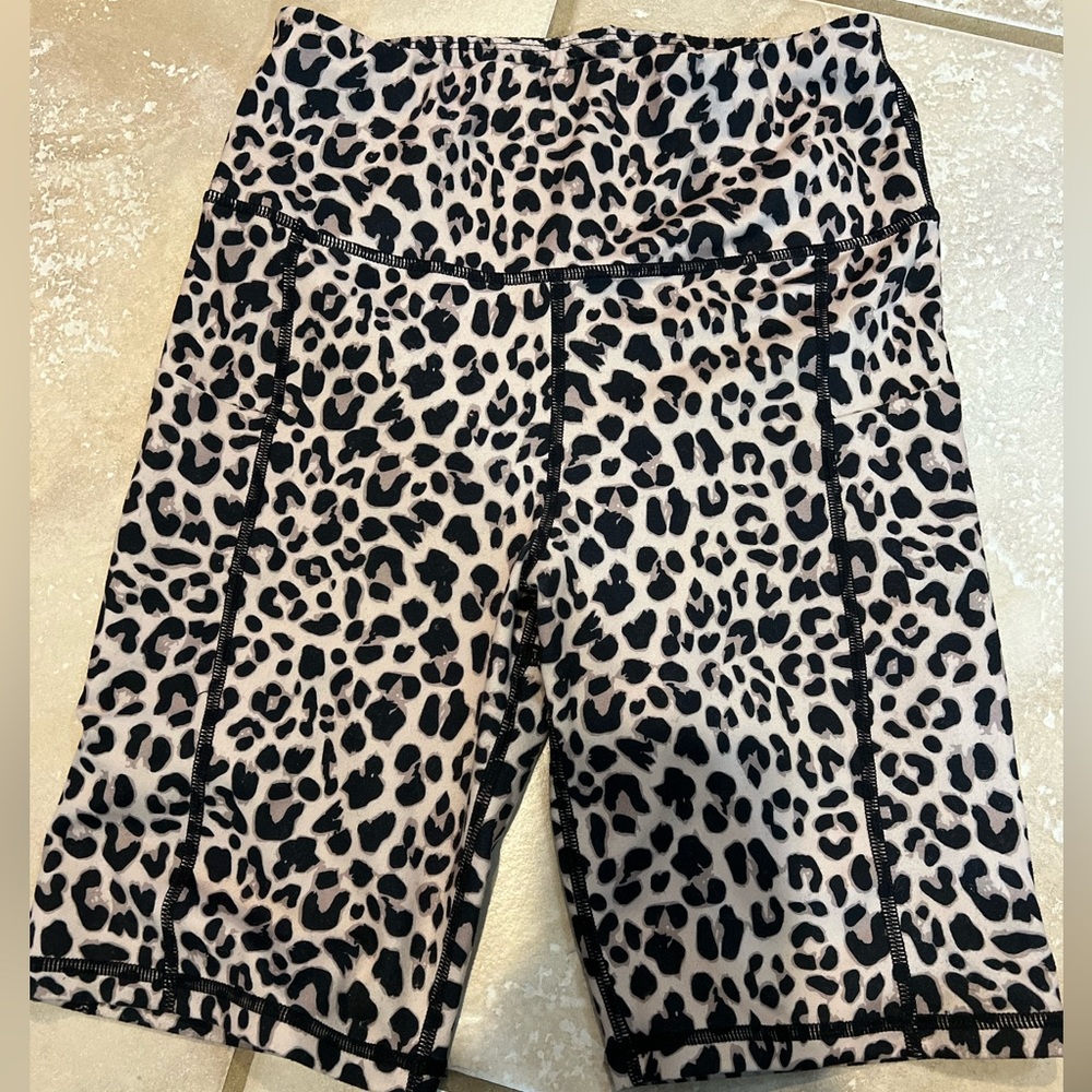 Cheetah Print Biker Shorts